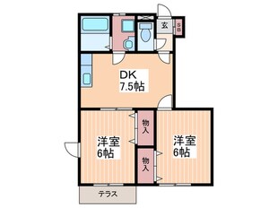 コリ－ヌ　メゾンの物件間取画像